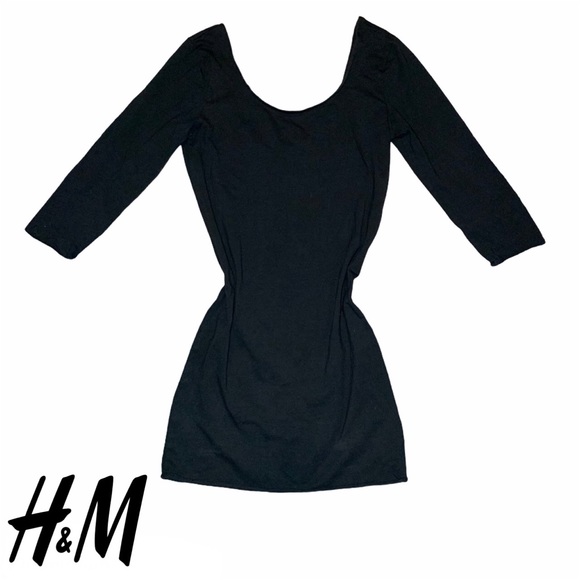 🖤DIVIDED Black Bodycon Dress🖤 - Picture 1 of 5